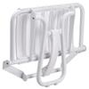 23" Eleganto White Foldaway Wall Mount Handicap Shower Seat with Integrated Support Stand view 2