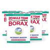 20 Mule Team All Natural Borax Detergent Booster & Multi-Purpose Household Cleaner, 65 Ounce, 4 Count (2 Sets(Pack of 4)) view 1