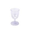DecorFest 5.5 oz Premium Disposable Plastic Wine Glasses 4.75" (40-Count) Crystal Clear, Hard Plastic, 2 Piece Construction view 1