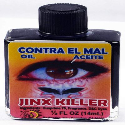 3 Pieces BRYBRADAN Jinx Killer Oil/Contra EL MAL ACEITE 1/2 FL OZ 14.7ML