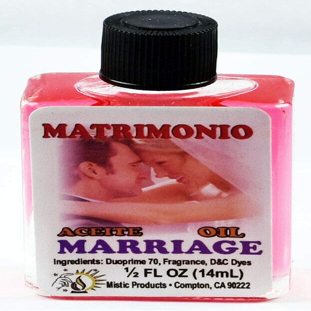 12 PIECES BRYBRADAN MARRIAGE OIL/MATRIMONIO ACEITE 1/2 FL OZ 14.7ML