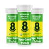 8Greens Supergreens Tablets | Super Greens Powder Superfood, Metabolism Immunity & Focus, Daily Greens Effervescent Tablets, Organic: Aloe Vera, Spirulina, Chlorella, Lemon Lime, Tube 30 Servings view 1