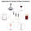 Boao 3 Pcs Decanter Cleaning Brush Wine Glass Decanter Flexible Bottle Brush Set with Cleaning Beads Household Tools for Bottle Goblets Glasses Cups(Black) view 3