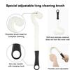 Boao 3 Pcs Decanter Cleaning Brush Wine Glass Decanter Flexible Bottle Brush Set with Cleaning Beads Household Tools for Bottle Goblets Glasses Cups(Black) view 4