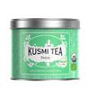 Kusmi Tea - Detox - Organic Blend of Green Tea, Mate & Lemon - Lemongrass, Rose Hip and Lemon Flavours - Enjoy Hot or Iced - Loose Leaf Tea - Tin Box of 3.5 oz - Quantity for about 50 cups view 1