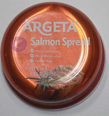 Argeta Pate Spread Salmon 5 PACK x 3,35oz Product of Slovenia
