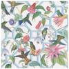Caspari Hummingbird Trellis Paper Dinner Napkins - 80 Count view 1