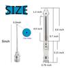 Shower Enema Flusher Attachment with 59"Shower Hose and Shower bracket for Portable Bathroom Kit Flush Enema Zinc Alloy Cleaning Tool with 2 Shower Heads view 2