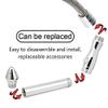 Shower Enema Flusher Attachment with 59"Shower Hose and Shower bracket for Portable Bathroom Kit Flush Enema Zinc Alloy Cleaning Tool with 2 Shower Heads view 4