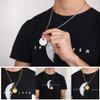 Supcare Engraved Stainless Steel Necklace Medical Alert Necklace for Men Customize Baseball Necklace Personalized Medical Id Necklace view 2
