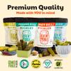 Real Fermented & Probiotic Pickles for Gut Health - BIG PICKLE BUNDLE (6 PACK) by Olive My Pickle view 3