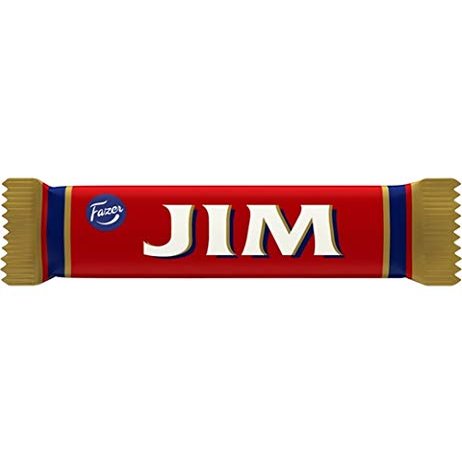 10 Mini Bars X 14g of Fazer JIM Finnish Milk Chocolate