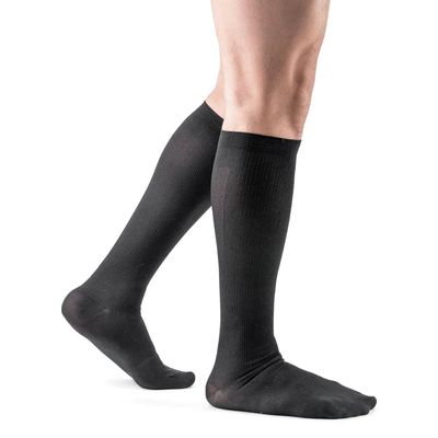Actifi Men's 8-15 mmHg Compression Dress Socks, Mild Support