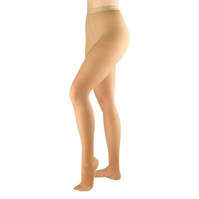 Actifi Women's Sheer 8-15 mmHg Compression Stockings, Pantyhose, Closed Toe, Mild Support