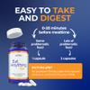 Dirobi Eat Anything Xylose Isomerase Fructose Malabsorption Enzymes, FODMAP Supplement, Digestive Enzymes for Better Lactose, Fat, Protein & Carbohydrate Digestion Gas & Bloating Relief 120 Capsules view 3