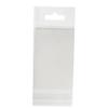 888 Display - 200 Bags of Ultra Clear Treat, Bakery, Candle, soap, Cookie Bags w/Adhesive Seal (2"x3" - 200 Count, Ultra Clear w/Hanging Header) view 1