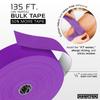 Hampton Adams | As Seen on Shark Tank | Elastic Kinesiology Tape (Bulk Roll) | 135ft Uncut | Supports & Protects Muscle Wrist Knee Shoulder Back Plantar Fasciitis | Waterproof Hypoallergenic (Purple) view 3