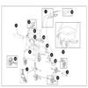 #15 - Wheel Brake Contact (Single) for Probasics Rollator Model RLAJ6