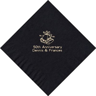 100 Printed Personalized Beverage Cocktail Party Napkins