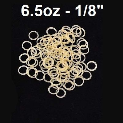 100x Dental Orthodontics Elastic Teeth Rubber Bands for Braces 6.5oz Force 1/8"