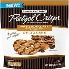 Pretzel Crisps Milk Chocolate & Caramel Drizzlers 5.5 Ounce