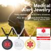Supcare Id Necklace Medical Alert Necklace for Men Stainless Steel Necklace Engraved Necklace Mens Jewelry view 4