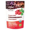 Organic Whole Lingonberries  Freeze-Dried Wild Nordic Superberry, Traditional ScandinavianSwedish Food  Pure, 100% Natural, Non-GMO & No Added Sugar  4oz (34 Servings) view 1