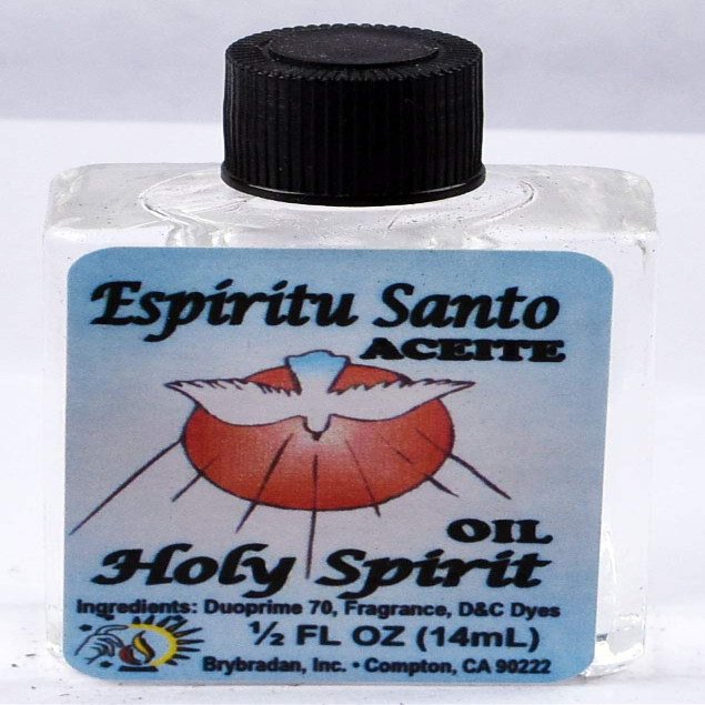 12 Pieces BRYBRADAN HOLY Spirit Spiritual Oil ESPIRITU Santo ACEITE ESPIRITUAL -1/2 FL OZ 14.7ML
