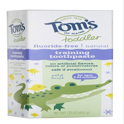 Tom's of Maine Natural Fluoride Wicked Cool! Children's Toothpaste, Natural Toothpaste, Kids Toothpaste, Mild Mint, 5.1 Ounce