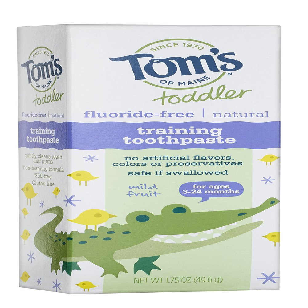 Tom's of Maine Natural Fluoride Wicked Cool! Children's Toothpaste, Natural Toothpaste, Kids Toothpaste, Mild Mint, 5.1 Ounce