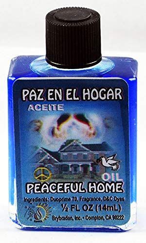 12 Pieces BRYBRADAN Peaceful Home Oil/PAZ EN EL HOGAR ACEITE 1/2 FL OZ 14.7ML
