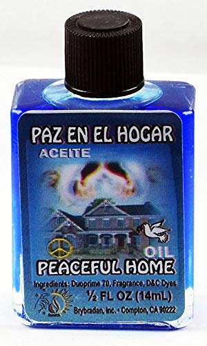 12 Pieces BRYBRADAN Peaceful Home Oil/PAZ EN EL HOGAR ACEITE 1/2 FL OZ 14.7ML