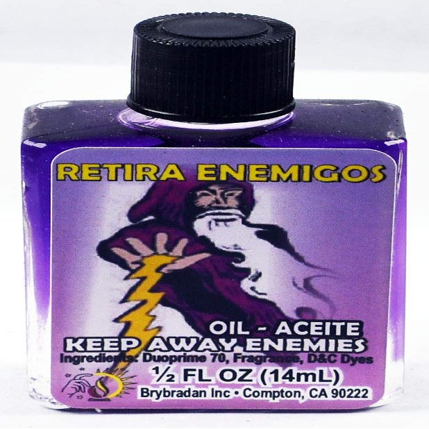 1 Piece BRYBRADAN Keep Away Enemies Oil RETIRAR ENEMIGOS ACEITE 1/2 FL OZ 14.7ML