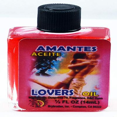 12 Pieces BRYBRADAN Lovers Oil/AMANTES ACEITE 1/2 FL OZ 14.7ML