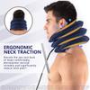 Cervical Neck Traction Device for Instant Neck Pain Relief - Inflatable & Adjustable Neck Stretcher Neck Support Brace, Best Neck Traction Pillow for Home Use Neck Decompression (Blue) view 2