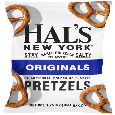 Hal's New York Baked Pretzels, Originals, 2 Oz (Pack of 24)