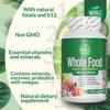 Whole Nature Whole Food Multivitamin for Men and Women Complete Daily Superfood Vitamins Plus Minerals Digestive Enzymes, Probiotics and Omegas. Plant Based Multi Vitamin, Non GMO (2) view 2