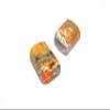 Jet Bumble Bee Jasper Tumbled Stones (2 Piece) Natural Crystal for Confidence, Positivity & Motivation Energy Balancing Healing Gemstones for Home Dcor, Meditation & Gift view 1