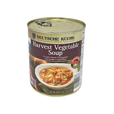 Deutsche Kche Authentic German Food Zesty Blend Harvest Vegetable Soup - 1 Can (28 oz)