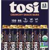 Tosi Almond and Cashew Protein Bars Combo, Plant Based with Nuts, Gluten-Free Crunchy Snacks, Vegan, Organic, Flax & Chia Seeds, Soy-Free, Omega 3s, 5G Protein, 1 oz, 12-Pack view 1