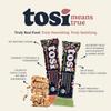 Tosi Almond and Cashew Protein Bars Combo, Plant Based with Nuts, Gluten-Free Crunchy Snacks, Vegan, Organic, Flax & Chia Seeds, Soy-Free, Omega 3s, 5G Protein, 1 oz, 12-Pack view 4