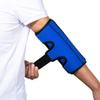 Elbow Brace for Cubital Tunnel Syndrome, Elbow Immobilizer Stabilizer Support Splint for Arthritis Pain Relief Tendonitis at Night Sleeping,Arm brace for Women and Men, Fits Right & Left (Blue, L) view 1