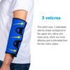 Elbow Brace for Cubital Tunnel Syndrome, Elbow Immobilizer Stabilizer Support Splint for Arthritis Pain Relief Tendonitis at Night Sleeping,Arm brace for Women and Men, Fits Right & Left (Blue, L) view 3