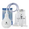 TopQuaFocus Enema Bulb Kits for Women and Men,Intimate Female Shower,Anal Douche Bulb with 5 Replaceable Nozzle & 27.56 Silicone Tube, BPA & Phthalates Free-Clear view 1