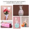 Clear Cellophane Wrap Roll | 2.5 Mil Thickness Wrap Cellophane Roll Cello Rolls for Baskets Flowers Arts Crafts view 2