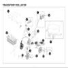#10 - Wheel AXLE Bolt w/Nut (Single) (Front or Rear) for ProBasics Transport Rollator Model RLAT view 2