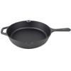 10.25-Inch Cast Iron Skillet Set (Pre-Seasoned), Including Large & Assist Silicone Hot Handle Holders, Glass Lid, Cast Iron Cleaner Chainmail Scrubber, Scraper | Indoor & Outdoor Use view 4
