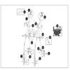 #14 - Brake Wheel Contact (Single) for ProBasics 8" Height Adj Rollator Model RLAA8 view 1