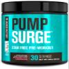 Jacked Factory Pumpsurge Caffeine Free Pre Workout for Men & Women - Nootropic Booster & Stim Free Pre Workout - Intense Pumps, Enhanced Focus - 30 Servings, Strawberry Lemonade view 1