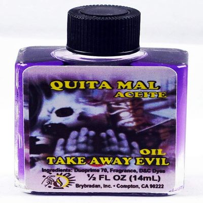 6 Pieces BRYBRADAN TAKE Away Evil Oil/QUITA MAL ACEITE 1/2 FL OZ 14.7ML